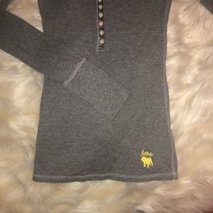 Aeropostale Tops - Women’s Grey Button Down Long Sleeve Aeropostale Tops - Women’s Grey Button Down Long Sleeve